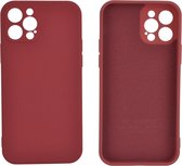 iPhone 13 Pro Max Back Cover Hoesje - TPU - Backcover - Apple iPhone 13 Pro Max - Rood