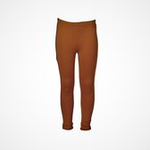 Meisjes legging cognac met marine accenten | Maat 140/10Y