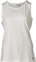 Dames singlet picot rand offwhite | Maat 4XL