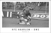 Walljar - HFC Haarlem - DWS '71 - Zwart wit poster