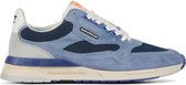 Floris van Bommel Sneakers Heren - Lage sneakers / Herenschoenen - Leer - SFM-10119     -  Blauw - Maat 41