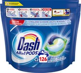 Dash All in 1 Wasmiddel Pods - Wascapsules - Witter Dan Wit - Voordeelverpakking 3 x 42 Wasbeurten