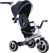 HOMCOM 4 in 1 kinderdriewieler duwstang voor kinderdriewieler met dakje 370-062