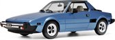 Fiat X1/9 FiveSpeed Blauw - Laudo Racing resin modelauto 1:18