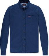 NZA New Zealand Auckland Lange mouw Overhemd - 22AN502 Inferno Crater Marine (Maat: XXXL)