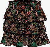 TwoDay meisjes rok met bloemenprint - Zwart - Maat 92