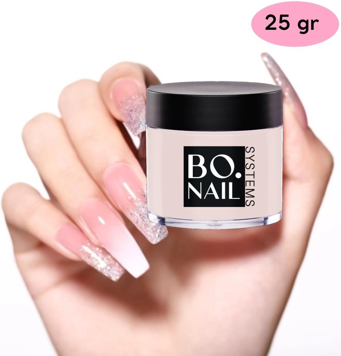 Goedkoopste GUAPÀ® Acrylpoeder Pink | Acrylic Powder Roze | Acryl Nagels | Starterspakket | 25 gr | Professionele Kwaliteit Acryl Poeder