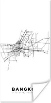 Affiche Bangkok - Thaïlande - Plan de la ville - 60x120 cm