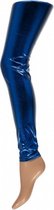 partylegging Shine dames latex kobaltblauw maat S/M