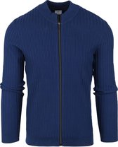 Blue Industry - Zipper Blauw - M - Slim-fit