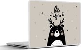 Laptop sticker - 11.6 inch - Spreuken - Quotes - Kinderen - Be you - Kids - Baby - 30x21cm - Laptopstickers - Laptop skin - Cover
