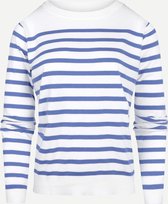 Steppin' Out Vrouwen Trui Steppin' Out Lente/Zomer 2022 Trui Keesje Sweater Vrouwen - Regular Fit -  - Blauw (XL) Blauw  Maat: XL