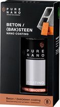 PURE NANO Beton/(Bak)steen - 1000 ml Nano Coating voor 8 jaar bescherming - Beschermt tegen groene aanslag en verhoogt isolatiewaarde - Eenvoudig te reinigen - Voor huis en tuin"