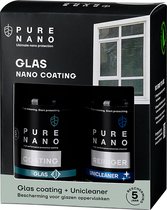 PURE NANO Glas - Nano coating voor 5 jaar heldere ramen met minder schoonmaakwerk - 250 ml