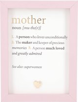 Fotolijst met Compliment mother (noun) A person who loves?