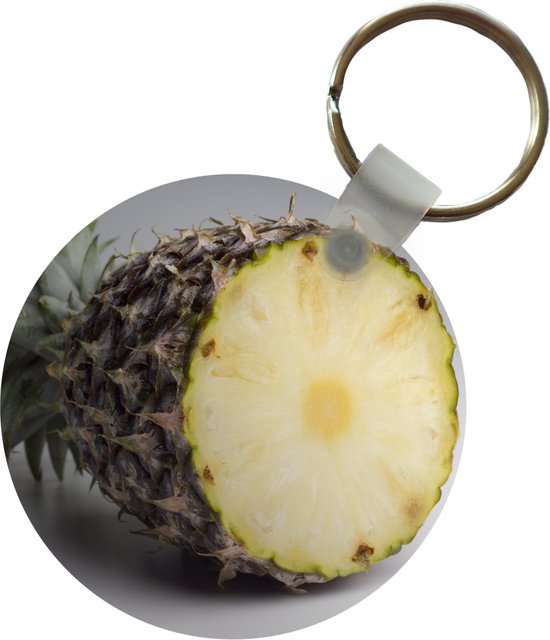 Sleutelhanger - Ananas - Fruit - Tropisch - Plastic - Rond -  Uitdeelcadeautjes | bol.com