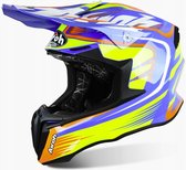 Airoh Twist -Motorhelm - Geel/ Blauw - M