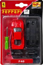 Maisto Ferrari Die-Cast Metal Body Model kit Rood F40