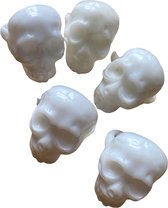 5 stuks skull doodskop ringen Halloween