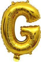 Folieballon / Letterballon Goud  - Letter G - 41cm