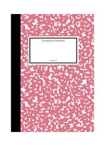 Notitieboek - Klassiek - Roze - Lijntjes - Softcover Notitieboek - Boekenlegger - Werk - Studie - School - Dagboek - Elastiek - Composition -