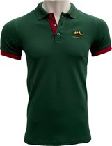KAET - Polo - T-shirt- Heren - (groen- rood)-Maat - M
