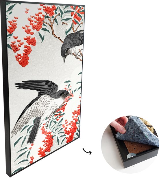 Panneau Mural Japonais Antique – Poisson Rouge En Bois, Trophée, Décoration Y6886