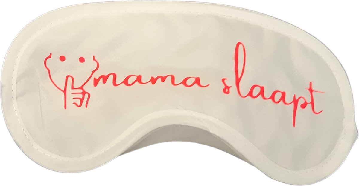 TWOA-Slaapmasker-Grappige tekst- Wit polyester- Mama slaapt
