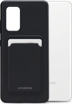 Samsung Galaxy A52 Hoesje - Mobilize - Rubber Gelly Serie - TPU Backcover - Zwart - Hoesje Geschikt Voor Samsung Galaxy A52