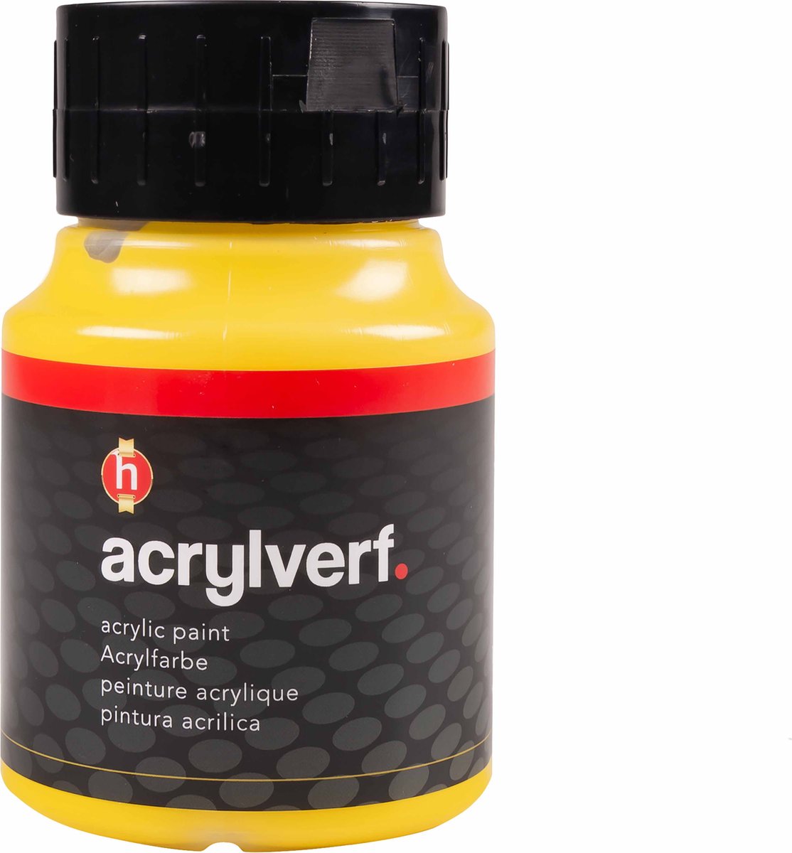 Acrylverf – Acrylaatverf – Acrylic paint – Hobbyverf – Knutselen en Verven – Sneldrogend – Primary Yellow (#06) – Geel – Gele Verf – Semi Dekkend – Creall Studio – 500 ml