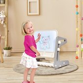 FURNIBELLA -  tekenezel voor kinderen met magnetisch bord met verstelbare kanteling