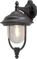 Oneiro’s Luxe wandlamp Parma 75W 230V 46 cm E27 aluminium zwart - zwart - prikspot - zonne-energie - led buiten - lamp - solar – LED – tuinverlichting – tuin – zomer – verlichting