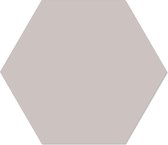 Blanco muurhexagons per 10 stuks Effen stone / Dibond