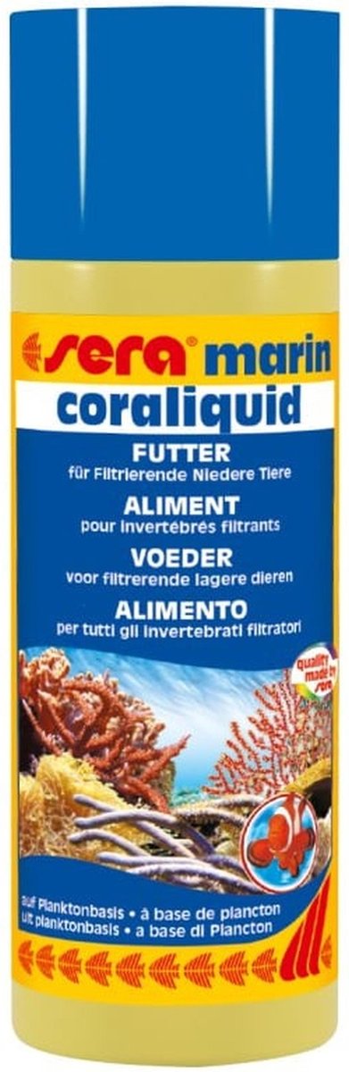 Marin coraliquid 250 ml. - Sera Vloeibaar Voer