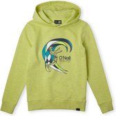 O'Neill Sweatshirts Boys CIRCLE SURFER MULTI HOODIE Limegroen 104 - Limegroen 85% Cotton, 15% Recycled Polyester