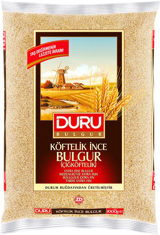 Duru - Boulgour - Blé extra fin (Çiğköftelik) - 4 x 1000g