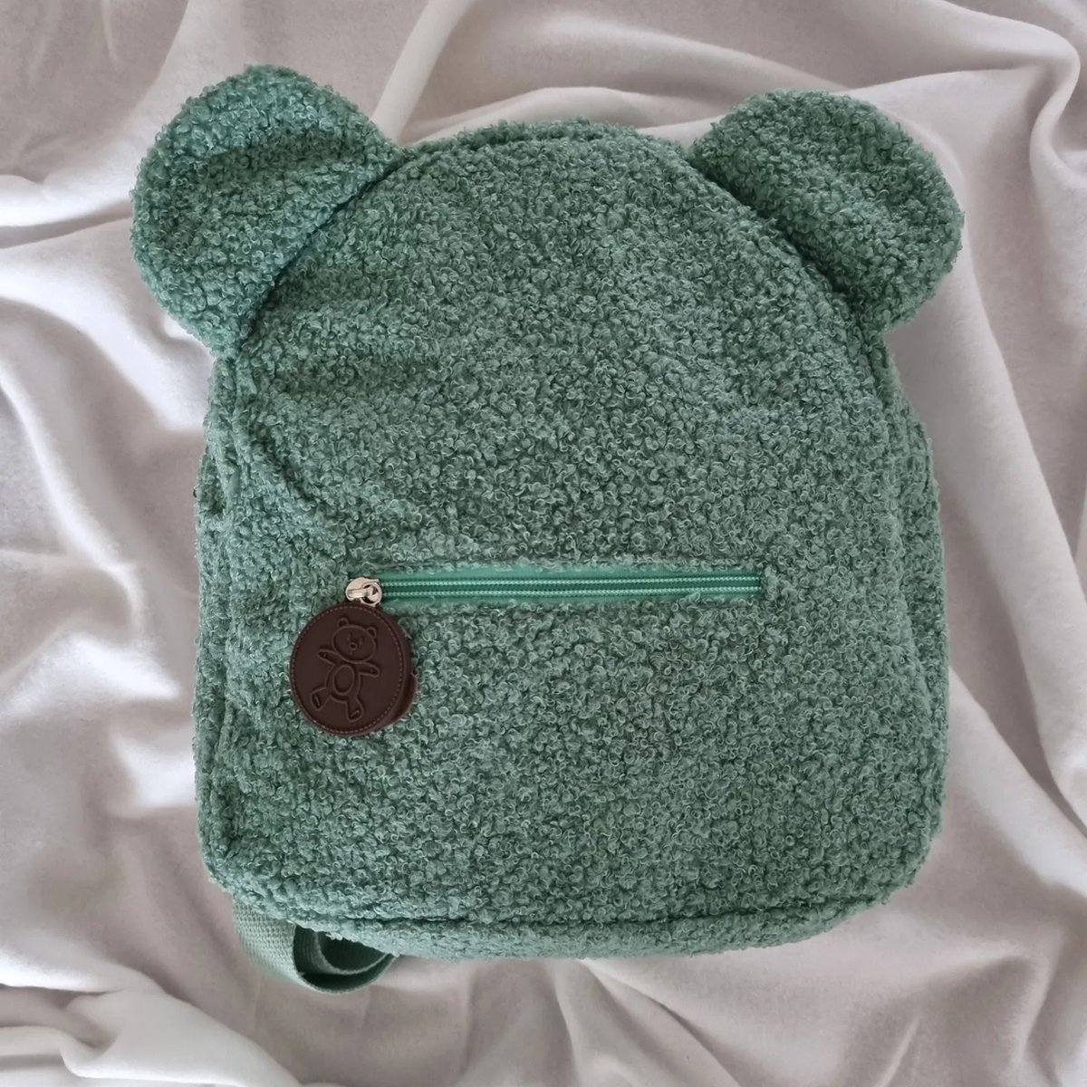 Rugtas teddy - rugzak - kinderen - teddybeer - teddy - peuter - kleuter - groen