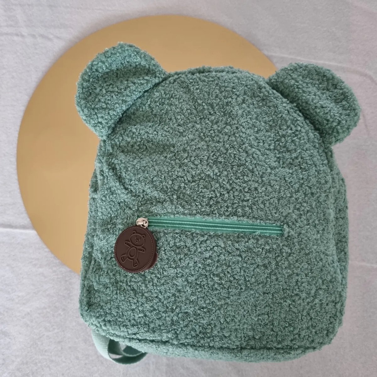 Rugtas teddy - rugzak - kinderen - teddybeer - teddy - peuter - kleuter - groen