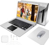 NBD 14.1-inch laptop- Windows 10 netbook- 14" 1080P Full HD IPS Leptop- Intel Celeron N4020 6 GB RAM 64 GB notebook met Duitse toetsenbordindeling