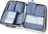 Traveltolive Packing Cubes Set – Koffer Organizer – Luxe 7-delig – voor Tassen, Backpacks en Reis Koffers – Kleding Travel Opbergzakken – Donker blauw