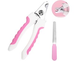 Professor Q - Professionele Nagelknipper Hond en Kat - Nageltang - Nagelschaar Konijn, Cavia en andere dieren - Roze