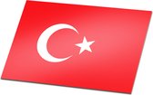 Set van 2 vlagstickers Türkiye - Turkije - Stickers - 12 x 18 cm