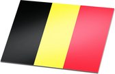 Set van 2 vlagstickers Belgium - Belgie - Stickers - 6 x 9 cm