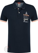 Gaastra heren poloshirt "Vintage Sailmaker", donkerblauw (L)