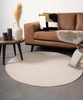 Rond vloerkleed Lush - crème 160 cm rond