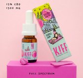 KIFF 15% CBD Olie Bubble Gum Full Spectrum [1500mg CBD]