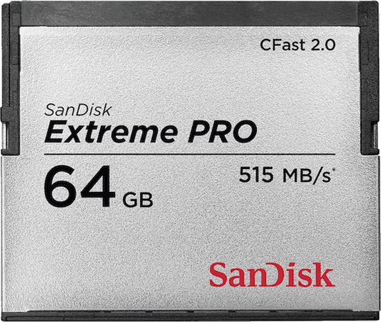 Sandisk Extreme Pro CFAST 2.0 64GB 525MB/s VPG130 - SanDisk