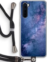 Case Company® - OnePlus Nord hoesje met Koord - Nebula - Telefoonhoesje met Zwart Koord - Bescherming aan alle Kanten en Over de Schermrand