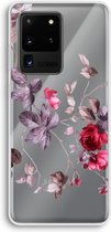Case Company® - Samsung Galaxy S20 Ultra hoesje - Mooie bloemen - Soft Cover Telefoonhoesje - Bescherming aan alle Kanten en Schermrand