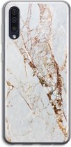 Case Company® - Samsung Galaxy A50 hoesje - Goud marmer - Soft Cover Telefoonhoesje - Bescherming aan alle Kanten en Schermrand